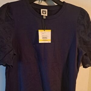 Anne Klein Dark Blue Short Sleeve Top Bundle 5 And Save! #bundle #save